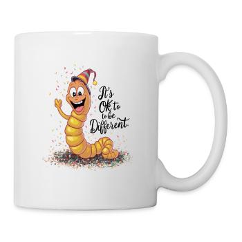 Funny Worm Worms Funny Sayings Funny Animals - Mug - white - Right