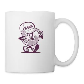 Petanque ball goes to the Boules Petanque Team Cap Boule - Mug - white - Right