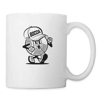 Bocciaspieler Bekleidung mit Boccia Kugeln Boccia - Tasse - Weiß - Rechts