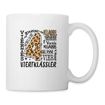 4.Klasse - Tasse - Weiß - Rechts