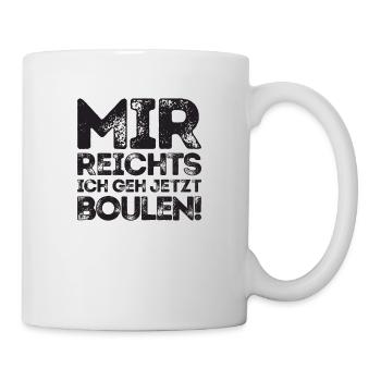 J’en ai assez, je vais jouer aux boules maintenant ! Joueur de pétanque - Mug blanc - blanc - Droite