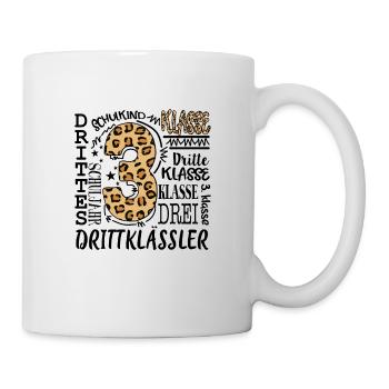 3.Klasse - Tasse - Weiß - Rechts