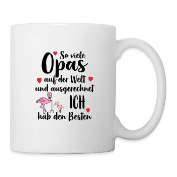 Meilleur grand-père, tant de grands-pères, j’ai le meilleur - Mug blanc - blanc - Droite