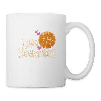 Love Basketball - Tasse - Weiß - Rechts
