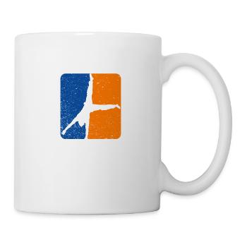 Equivier sur un bras de callisthénie - Mug blanc - blanc - Droite