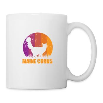Maine Coons Cat Shadow - Mug - white - Right