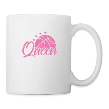 Queen Basketball Frauen - Tasse - Weiß - Rechts