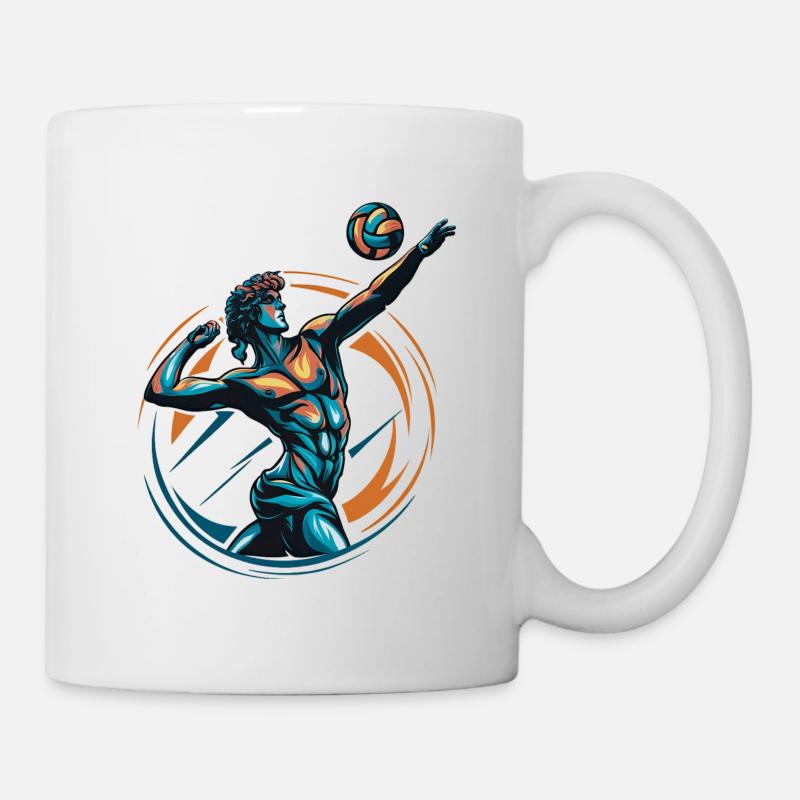 Volley-ball - Mug blanc - blanc