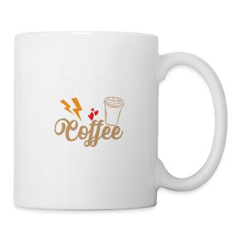 Janitor loves Coffee Hausmeister - Tasse - Weiß - Rechts