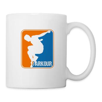 Parkour Sport Logo - Mug blanc - blanc - Droite
