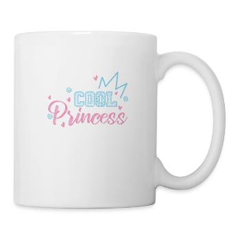Cool Princess Hobby Schönheit Mädchen - Tasse - Weiß - Rechts
