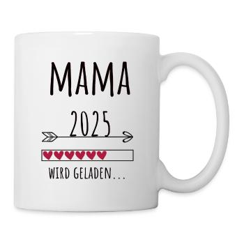 Schwangerschaft Mama Schwanger Geschenk - Tasse - Weiß - Rechts