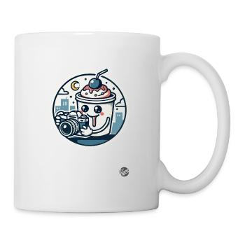 Süßes Eiscreme Design "Foto Spaß" Kawaii Stil - Mug - white - Right