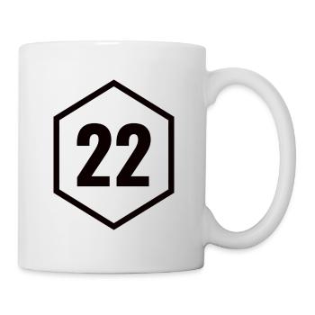 Bretagne - Côtes d'Armor 22 - Schwarz - Tasse - Weiß - Rechts