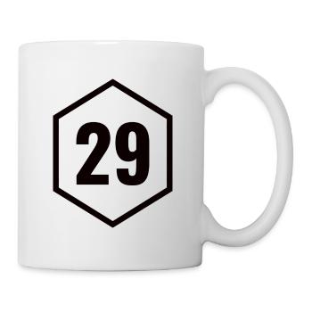 Bretagne - Finistère 29 - Schwarz - Tasse - Weiß - Rechts