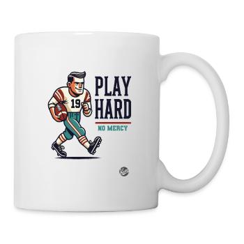 Retro American Oldschool Football - Tasse - Weiß - Rechts