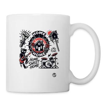 Home sweet home for anarchy emo punks - Mug - white - Right