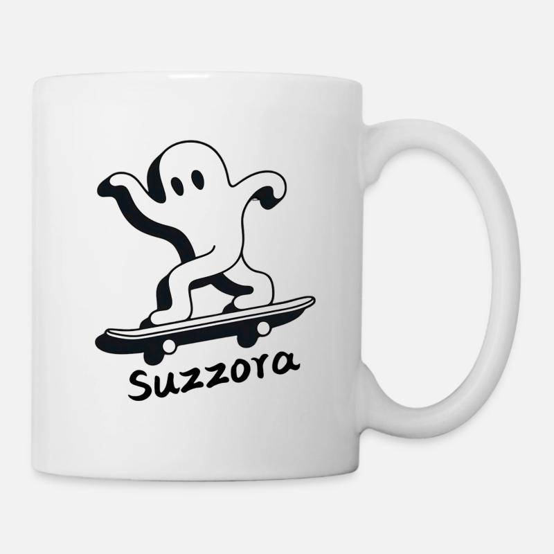 Skater Ghost - Mug - white