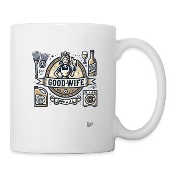 Trousse de démarrage ironique : Budget pour un bon mariage - Mug blanc - blanc - Droite