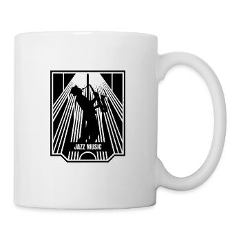 Jazz Musik - Tasse - Weiß - Rechts