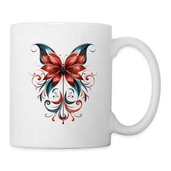 Ornament Butterfly - Mug - white - Right
