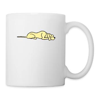 Dog comic - Mug - white - Right