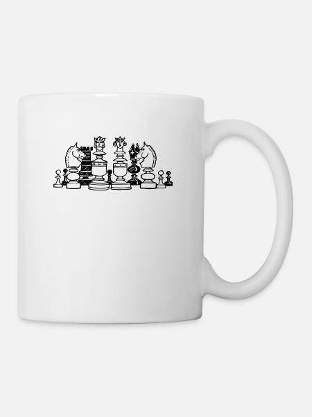 échecs - Mug blanc - blanc