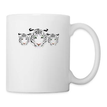 tigre blanc - Mug blanc - blanc - Droite