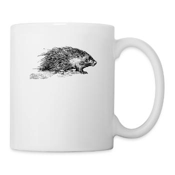 porcupine - Mug - white - Right