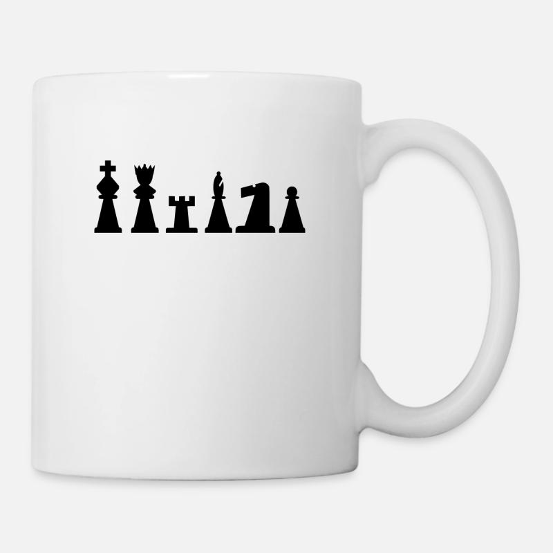 Schach - Tasse - Weiß