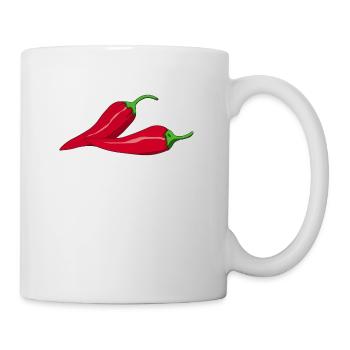 paprika chilli chili pepper citrus veggie vegetable - Mug - white - Right