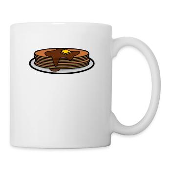 pancake pancakes crepes breakfast breakfast2 - Mug - white - Right