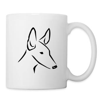 podenco - Mug blanc - blanc - Droite