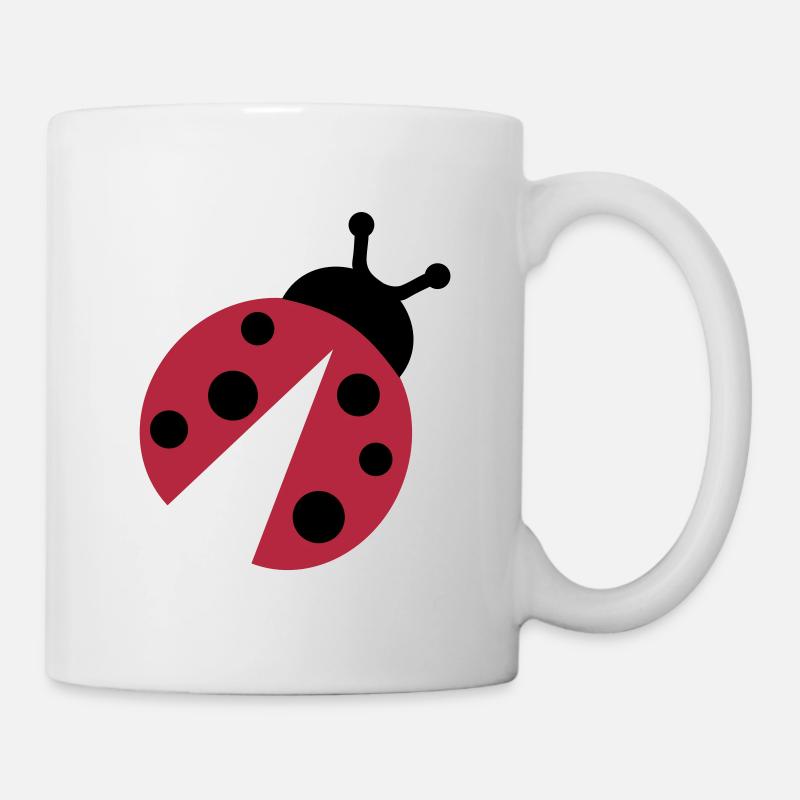 Marienkäfer - Tasse - Weiß