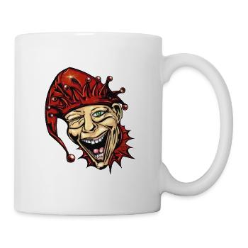 Joker - Clown - Harlequin - Mug - white - Right