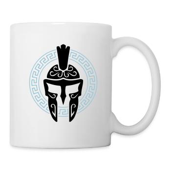 casque spartan symbole spartan sparta - Mug blanc - blanc - Droite