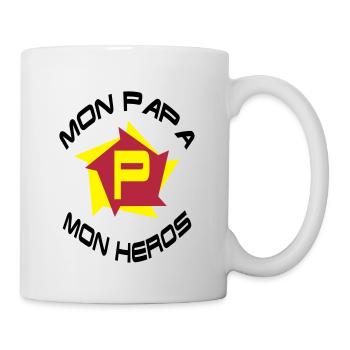 Mon papa mon héros - Mug - white - Right