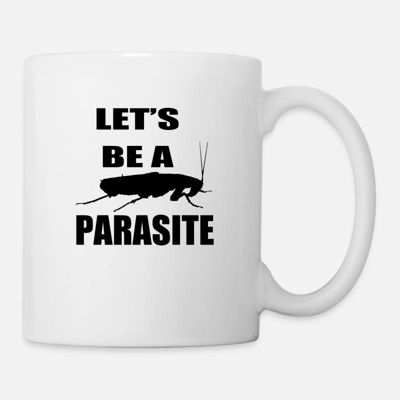 be a parasite - Mug - white