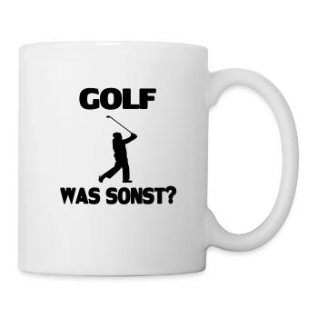 Golf was sonst - Tasse - Weiß - Rechts