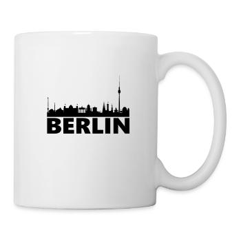 Berlin Skyline - Tasse - Weiß - Rechts