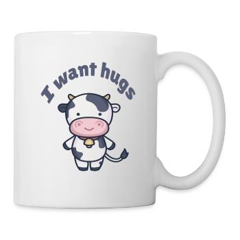 Little cow for toddler romper baby clothes - Mug - white - Right