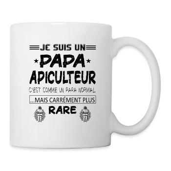 Je suis un papa apiculteur t-shirt abeille homme - Mug blanc - blanc - Droite