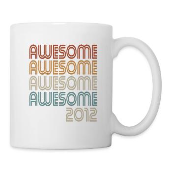awesome 2012 Gift 10 years anniversary - Mug - white - Right