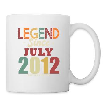 10 Year Anniversary Gift July 2012 Legend - Mug - white - Right