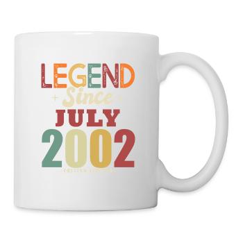 Birthday gift 20 years July 2002 legend - Mug - white - Right