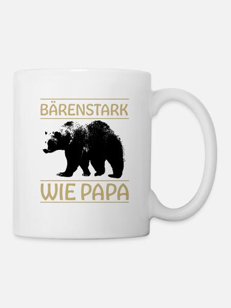 Bärenstark - Tasse - Weiß