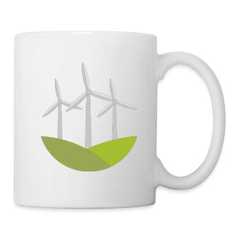 Windrad - Tasse - Weiß - Rechts