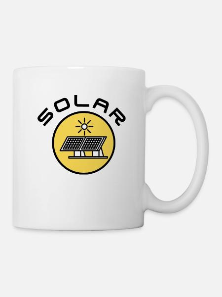 Solar Icon - Tasse - Weiß