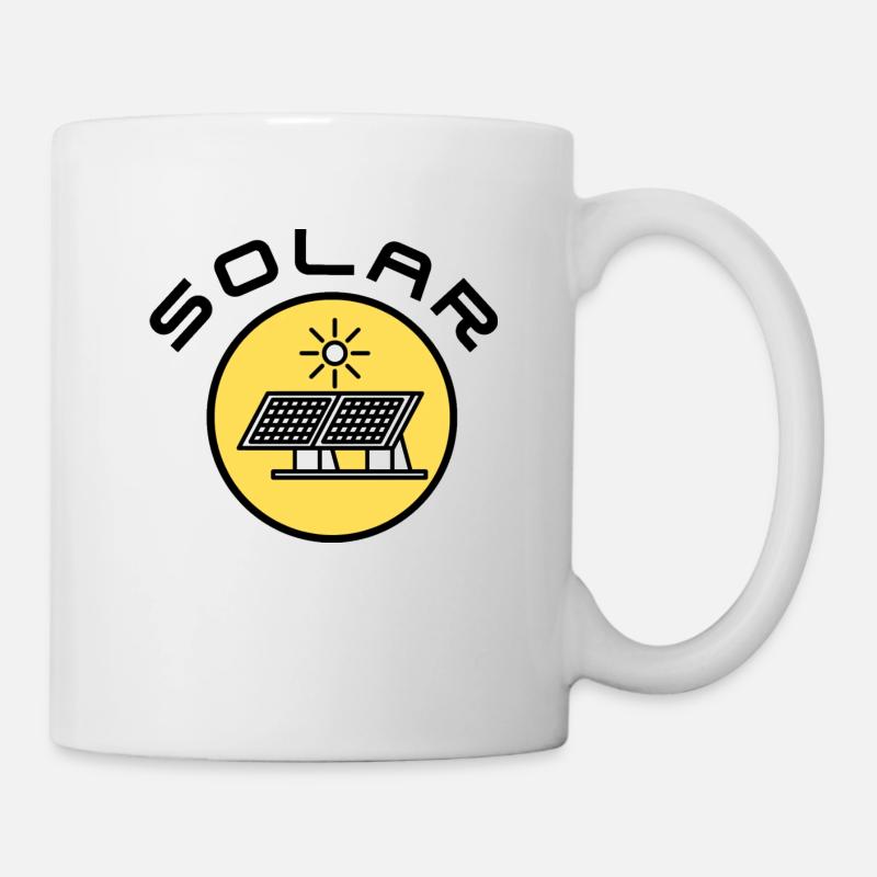 Solar Icon - Tasse - Weiß