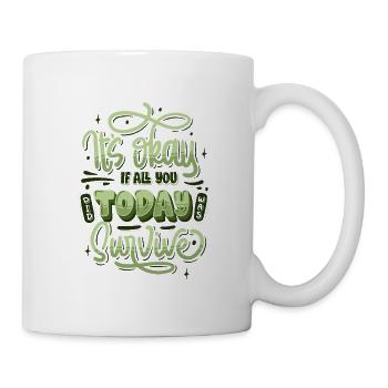 Taux de motivation santé mentale - Mug blanc - blanc - Droite